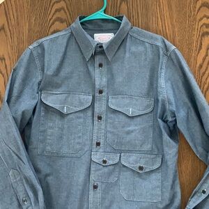 Filson Ultra Light Cruiser Shirt Chambray L